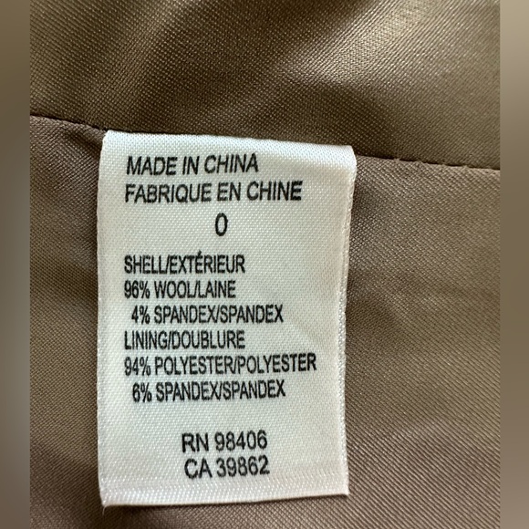 Theory Light Brown Jacket Size 0 - Picture 5 of 5